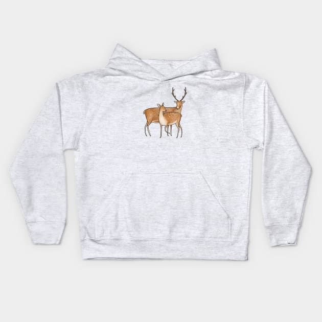 Deer Kids Hoodie by Sophie Corrigan